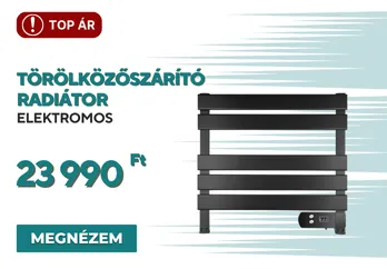Elektromos törölközőszárító radiátor 150W