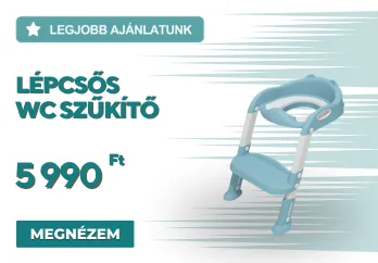 Lépcsős WC szűkítő kék