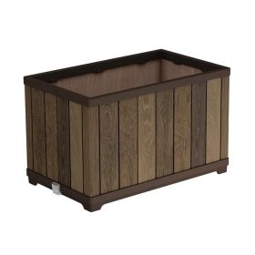 Deco opečni plastični zaboj za rože 81 l