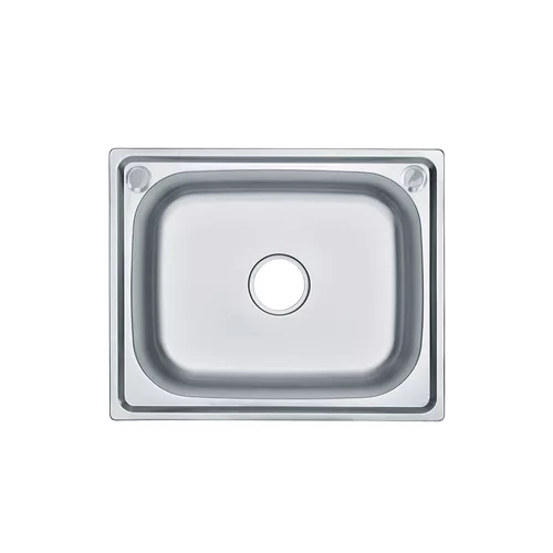 Kvadratno pomivalno korito iz nerjavečega jekla Mont square single bowl