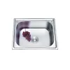 Kvadratno pomivalno korito iz nerjavečega jekla Mont square single bowl