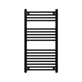 Ravni radiator za sušenje brisač 1000x500 mm črn