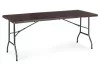 Zložljiva gostinska banketna vrtna miza 180 cm, rjava