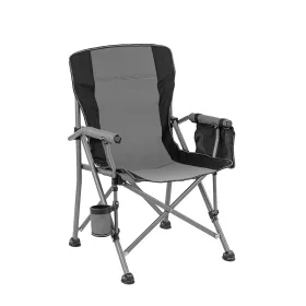 Leziter Comfort fotelj z držalom za skodelico sive barve